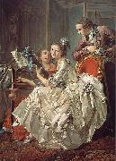 Louis Rolland Trinquesse The Music Party oil painting reproduction